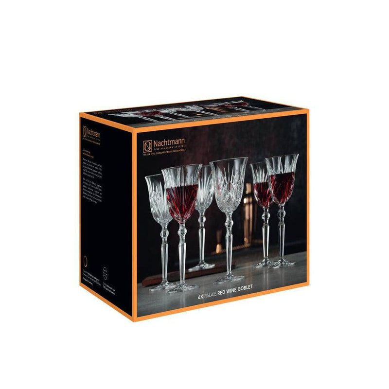 Nachtmann Palais Red Wine Glasses, Set of 6 - Modern Quests