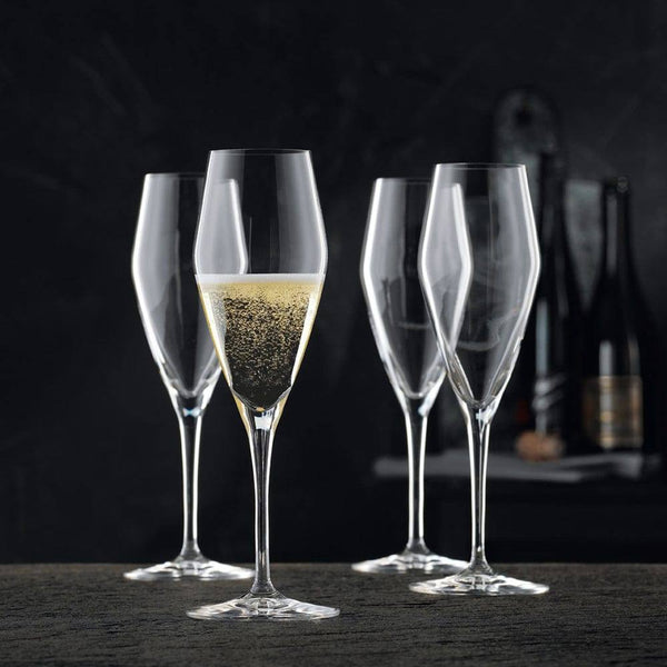 Nachtmann Vinova Champagne Glasses, Set of 4 - Modern Quests