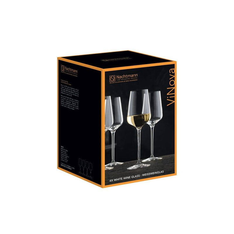 Nachtmann Vinova White Wine Glasses, Set of 4 - Modern Quests