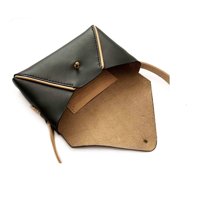 Nappa Dori Envelope Sling Bag - Black - Modern Quests