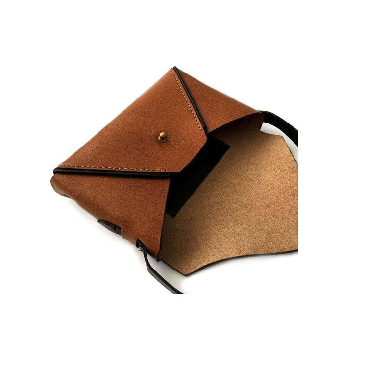 Nappa Dori Envelope Sling Bag - Tan