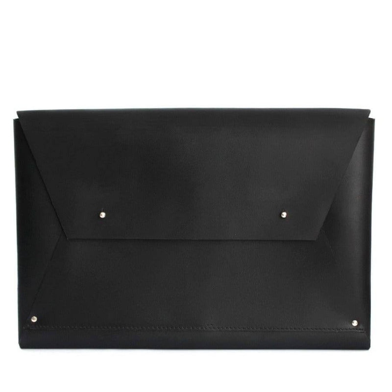 Nappa Dori Leather Wrap Sleeve 13" - Black