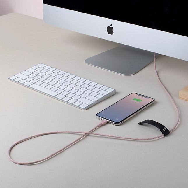Native Union Belt Cable Apple USB-A to Lightning - Rose - Modern Quests