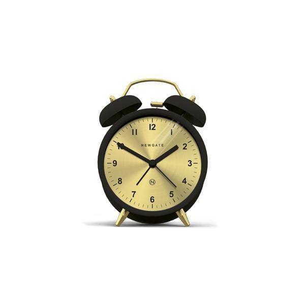 NEWGATE London Charlie Bell Alarm Clock - Gravity Grey
