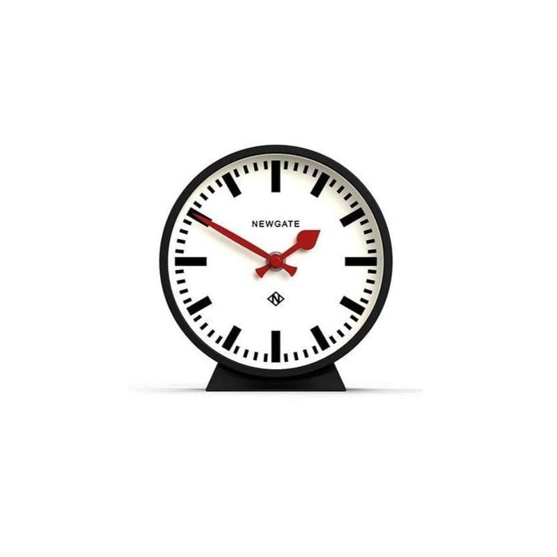 NEWGATE London Railway Mantel Clock - Cave Black - Modern Quests