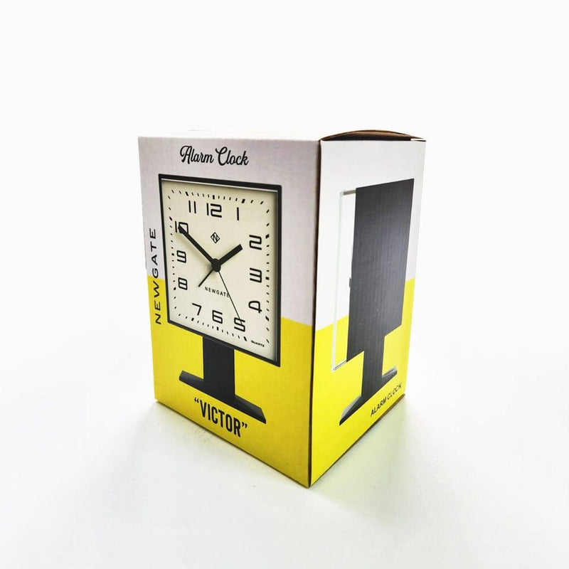 NEWGATE London Victor Alarm Clock - Black - Modern Quests