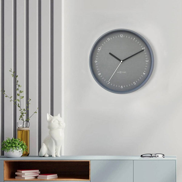 Nextime Berlin Wall Clock 30cm - Grey