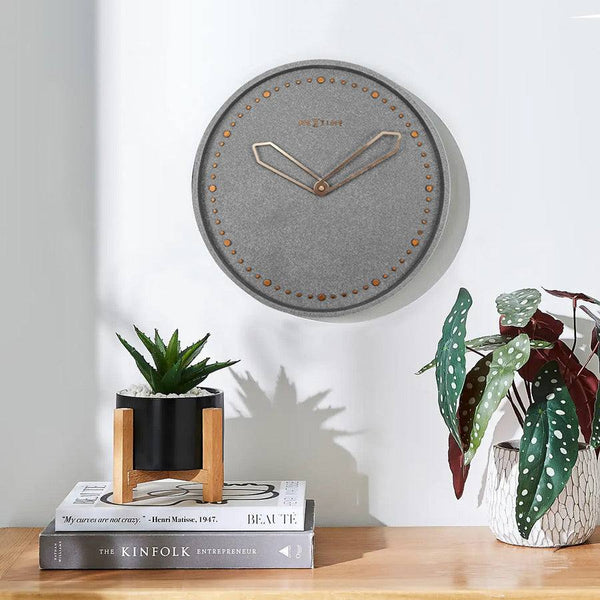 Nextime Cross Wall Clock 35cm - Grey