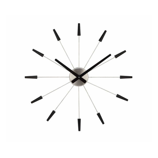 Nextime Plug Inn Wall Clock 58cm - Black