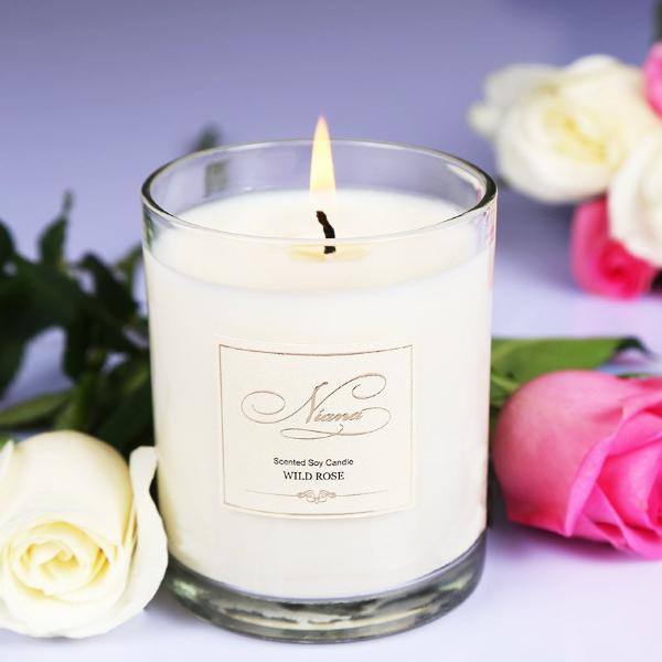 Niana Wild Rose Scented Candle