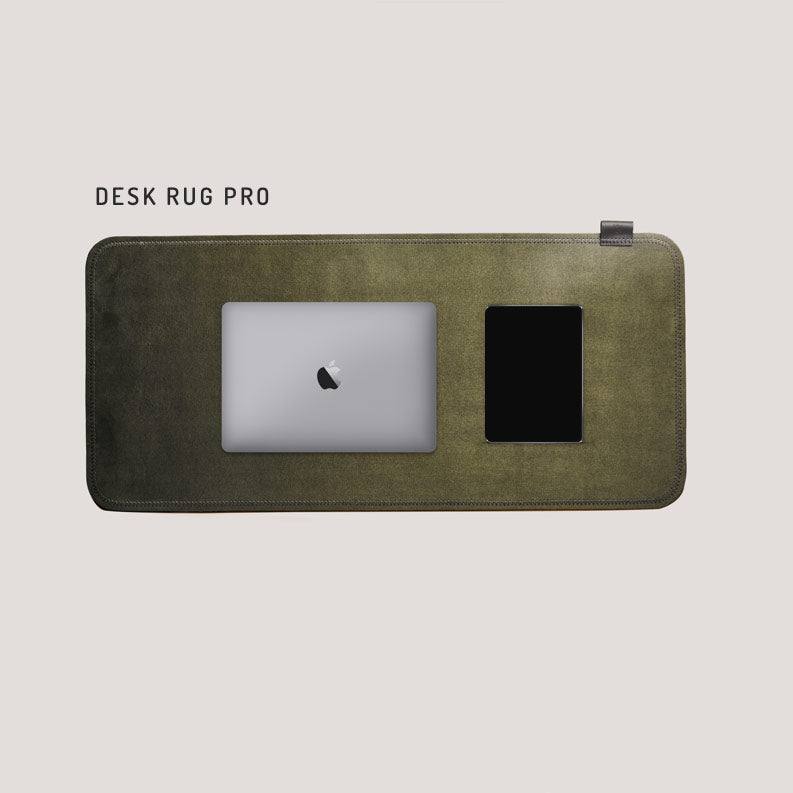 NOOE Suede Desk Rug Pro - Olive