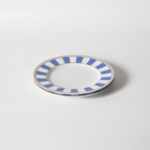 Noritake Carnivale Quarter Plates, Set of 2 - Blue
