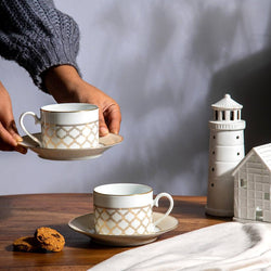 Noritake Eternal Palace 12-piece Porcelain Tea Set - Gold