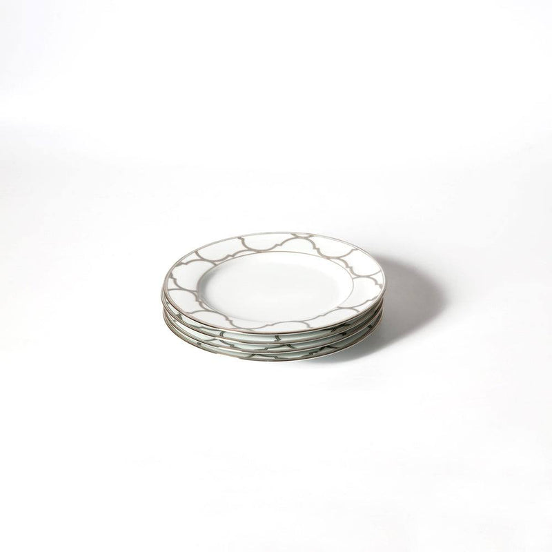 Noritake Eternal Palace Quarter Plates, Set of 4 - Platinum