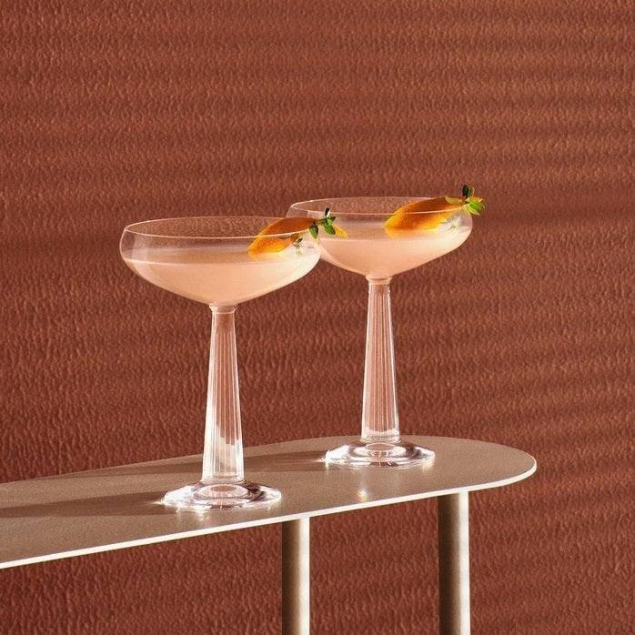 NUDE Turkey Big Top Coupe Glasses 235ml, Set of 2