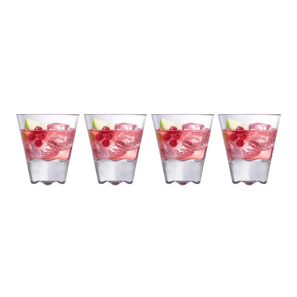 NUDE Turkey Glazz Stackable Glasses, Set of 4 - Modern Quests