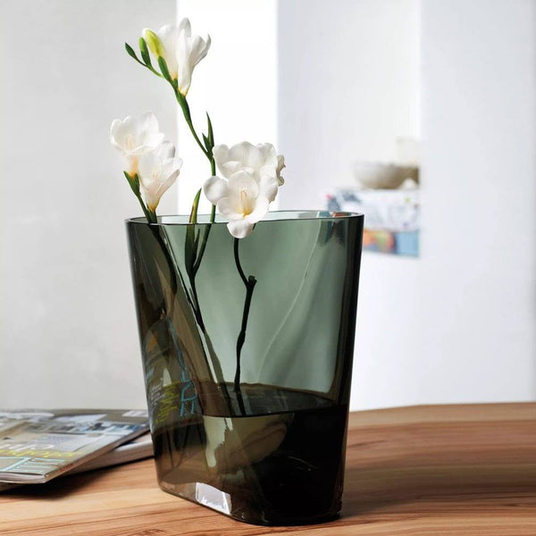 NUDE Turkey Inca Glass Vase - Smoke - Modern Quests