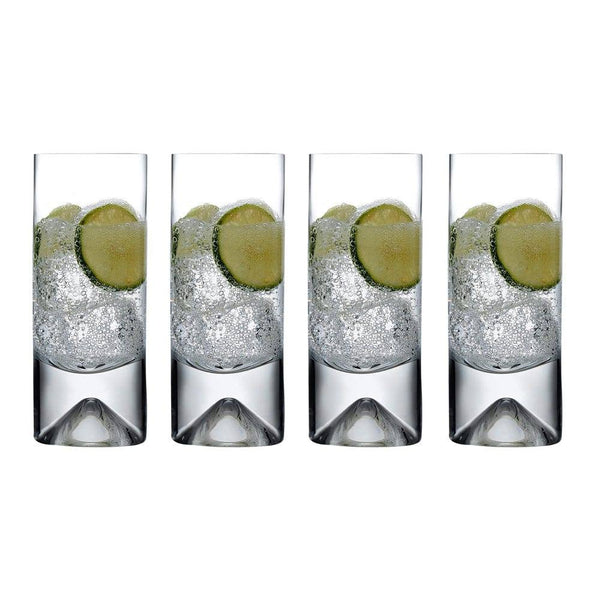 NUDE Turkey No. 9 Highball Glasses, Set of 4 - Modern Quests