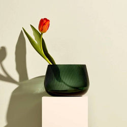 NUDE Turkey Opti Glass Vase Medium - Green - Modern Quests