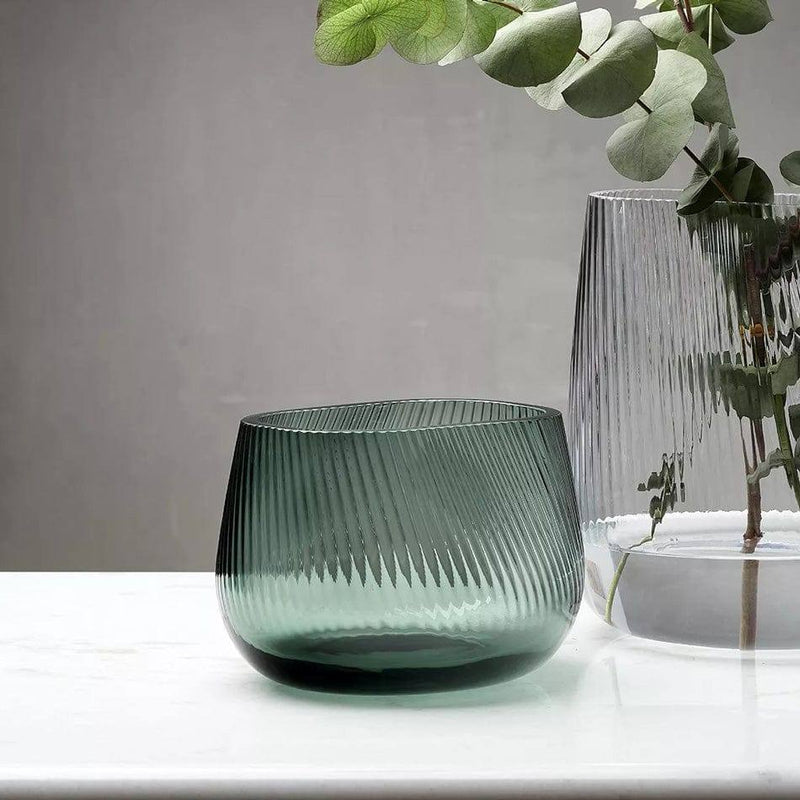 NUDE Turkey Opti Glass Vase Medium - Green - Modern Quests