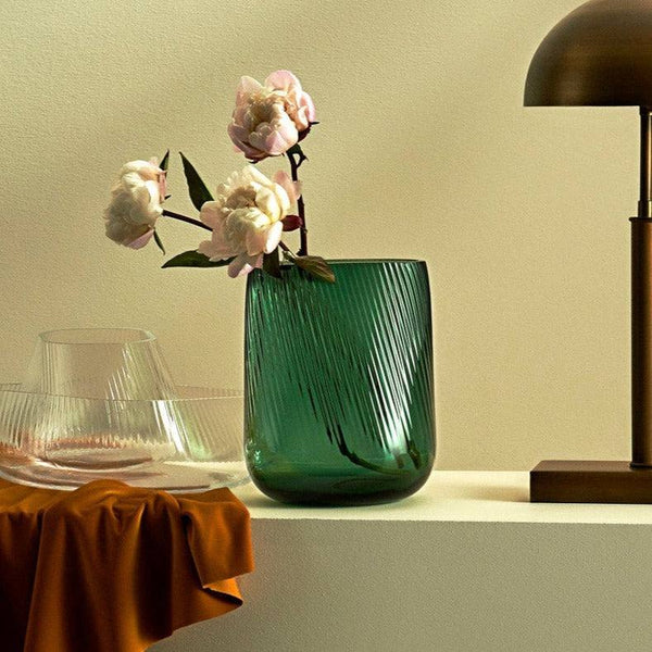 NUDE Turkey Opti Glass Vase Tall - Green
