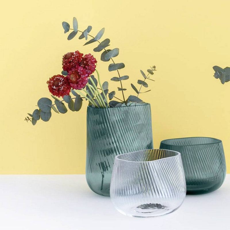 NUDE Turkey Opti Glass Vase Tall - Green - Modern Quests