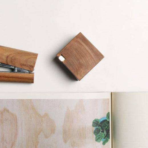 Objectry Wooden Square Measuring Tape - Modern Quests