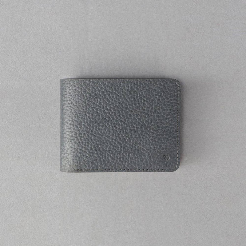 Outback Bi-Fold Leather Wallet - Charcoal - Modern Quests