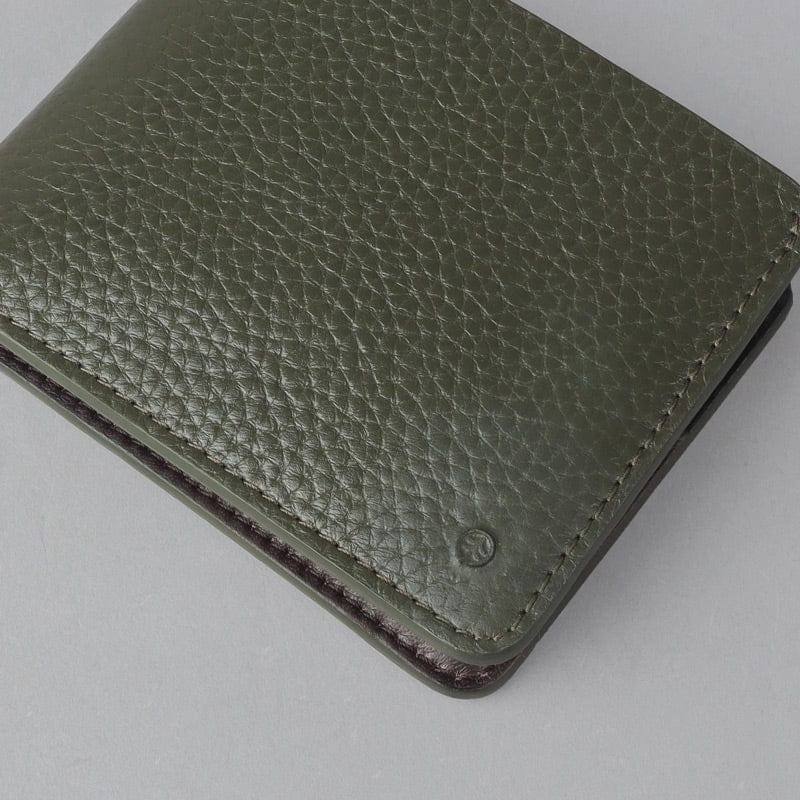 Outback Bi-Fold Leather Wallet - Olive