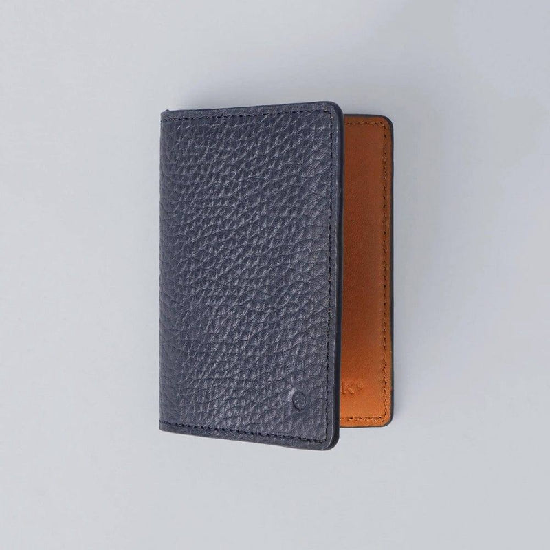 Outback Business Cards Leather Wallet - Navy - Modern Quests