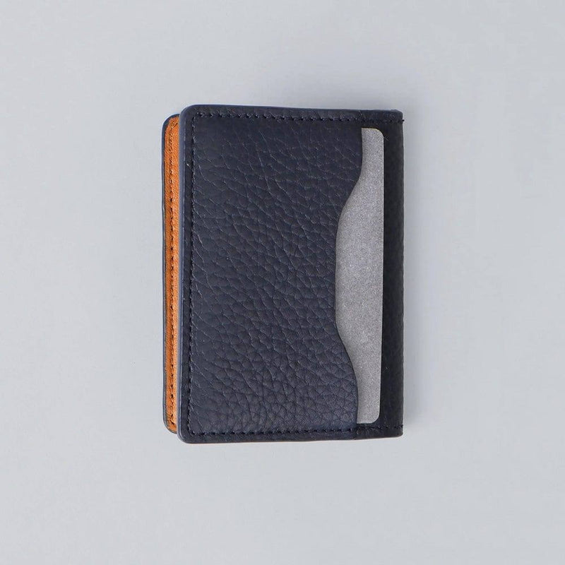 Outback Business Cards Leather Wallet - Navy - Modern Quests