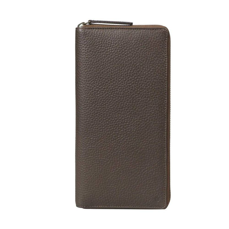 Outback Cheque Book Leather Wallet - Brown - Modern Quests