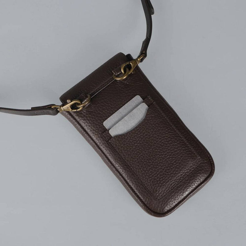 Outback Lanyard Phone Wallet - Brown