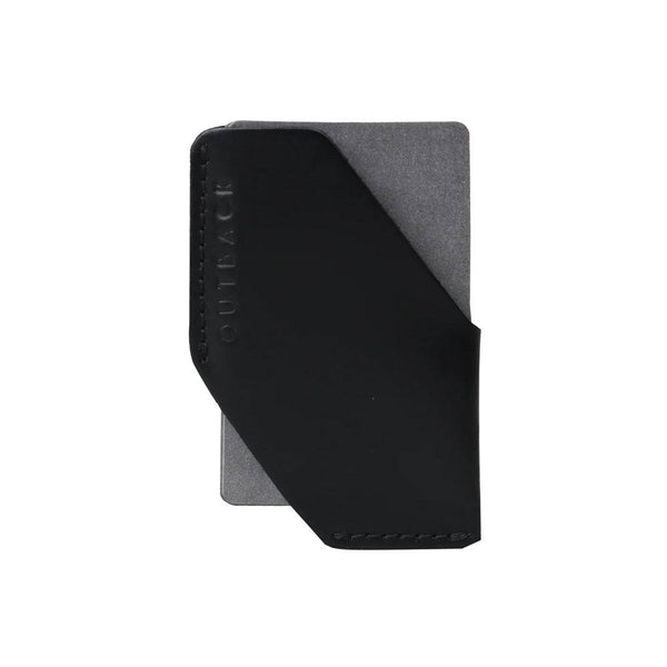 Outback Leather Card Sleeve - Black
