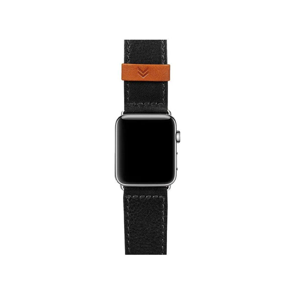 Outback Leather Strap for Apple Watch 44mm - Black - Modern Quests