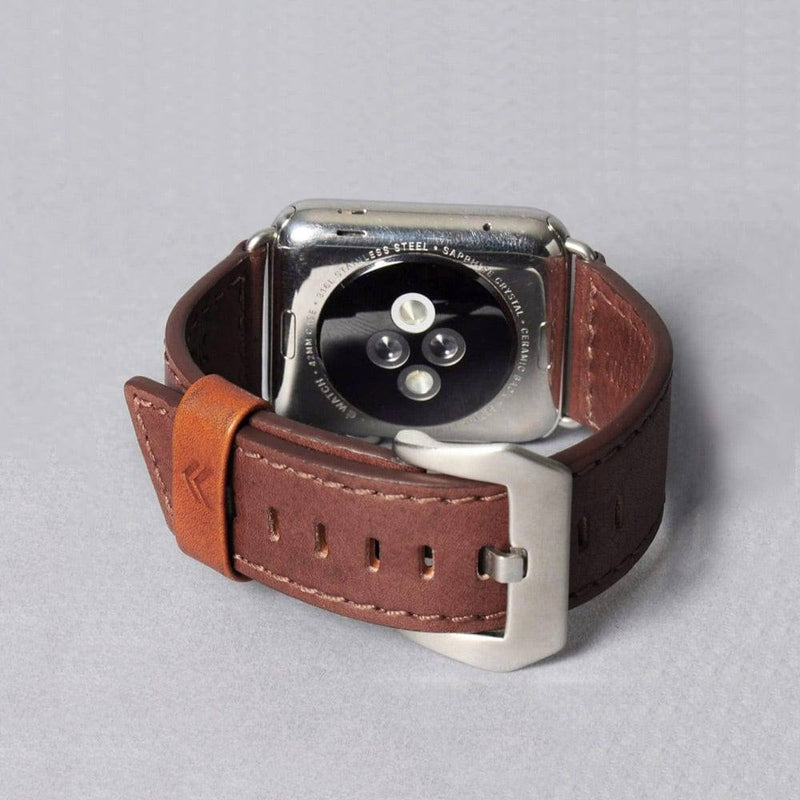 Outback Leather Strap for Apple Watch 44mm - Brown