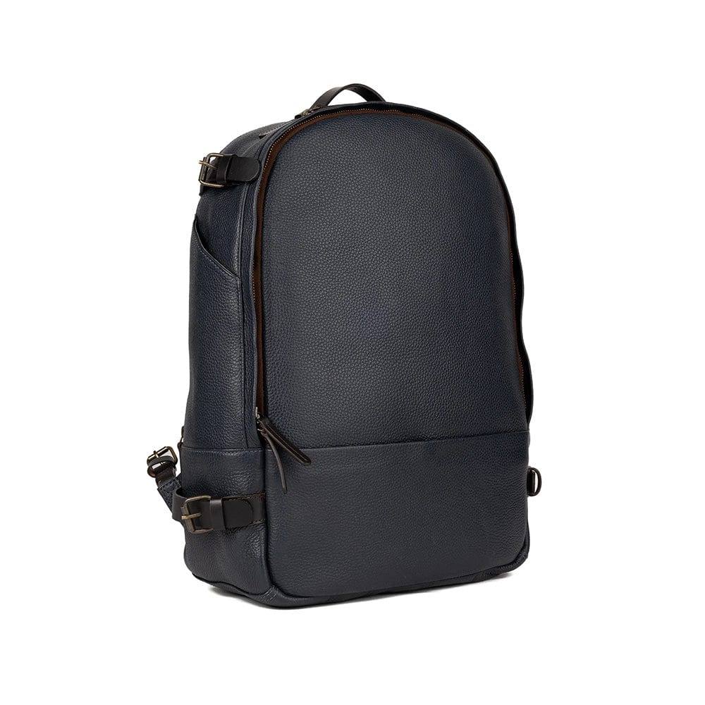Outback Mustang Leather Backpack - Navy – Modern Quests