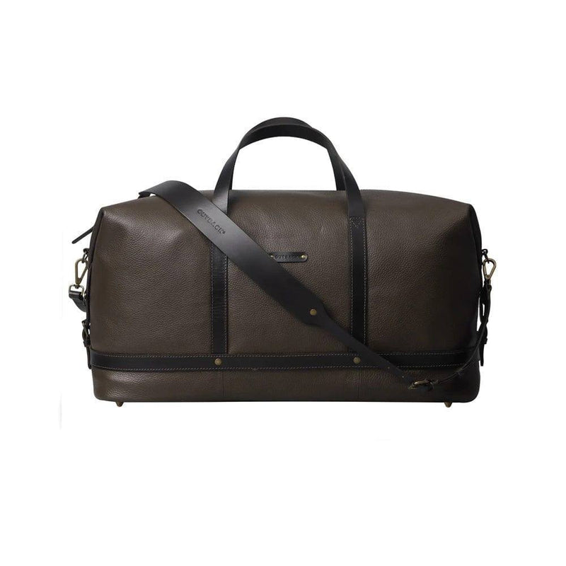 Outback Runway Leather Travel Bag - Brown