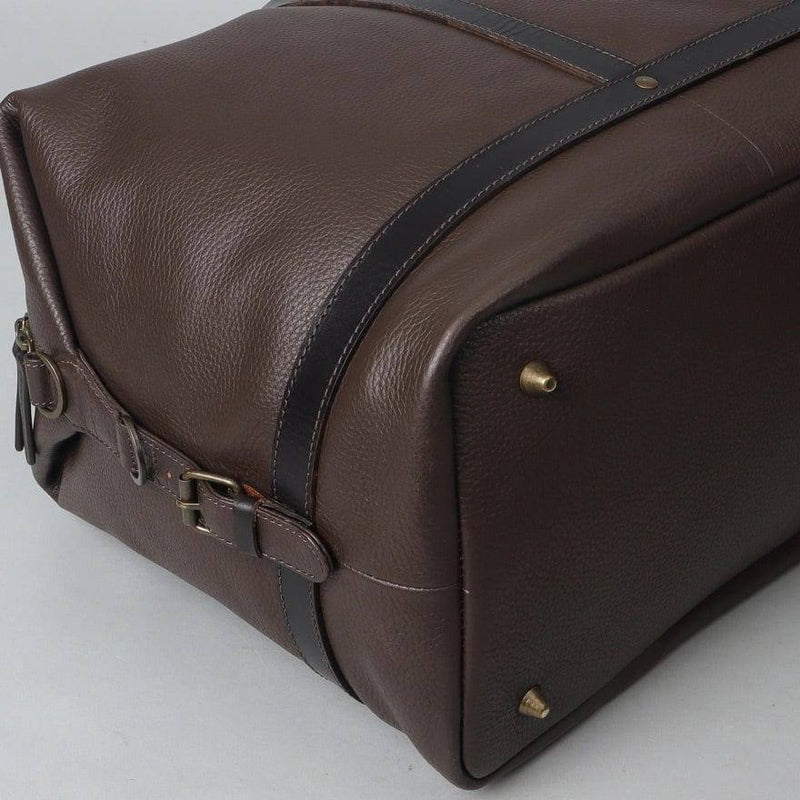 Outback Runway Leather Travel Bag - Brown