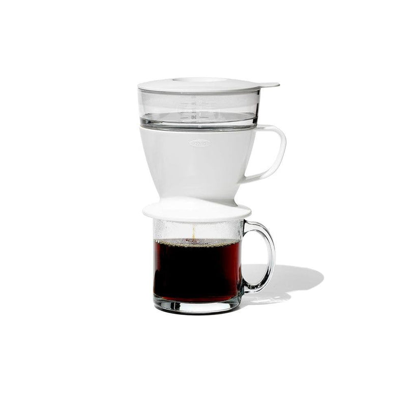 OXO Brew Pour Over Coffee Maker With Water Tank - White - Modern Quests