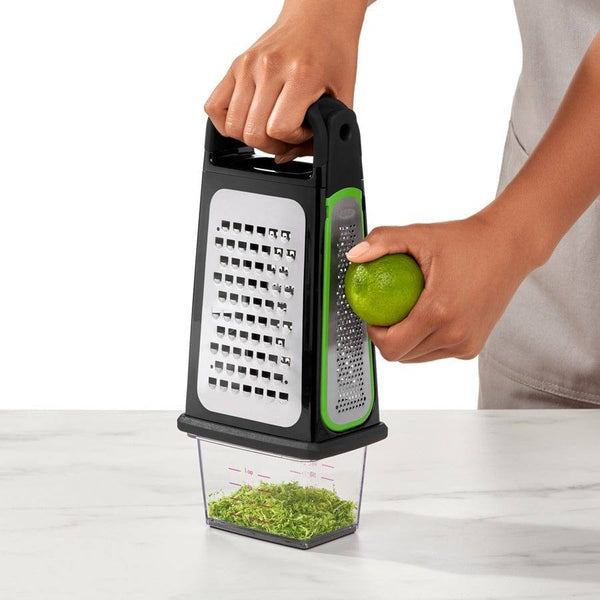 OXO Etched Box Grater With Removable Zester - Modern Quests