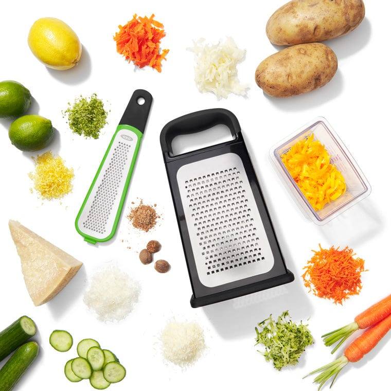 OXO Etched Box Grater With Removable Zester - Modern Quests