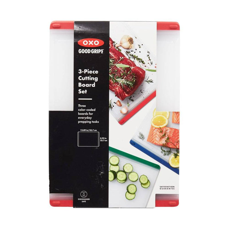  OXO Good Grips 3-Piece Plastic Everyday Cutting Board