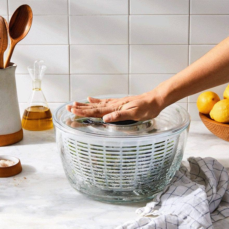 OXO Good Grips Glass Salad Spinner - Modern Quests