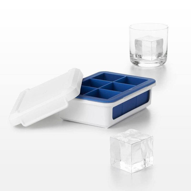 OXO Good Grips Ice Cube Tray with Lid - Large Cubes - Modern Quests