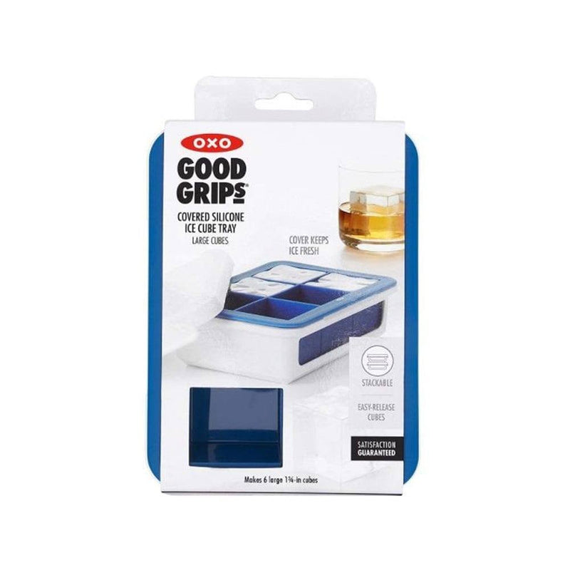  OXO Good Grips Covered Ice Cube Tray: Ice Tray With Lid: Home &  Kitchen