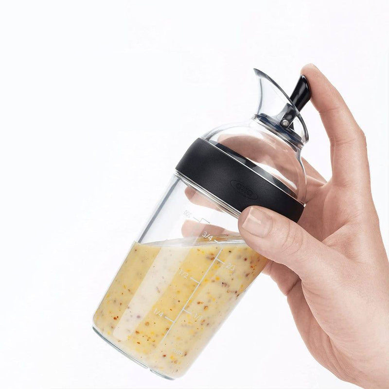 Salad Dressing Shaker Manual Mixer Bottle Leakproof Dishwasher