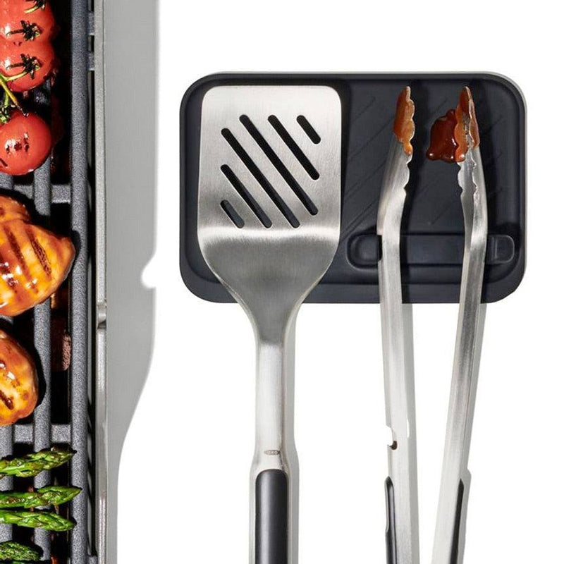 OXO Good Grips 3-Piece Grilling Set, 2 Utensils & Tool Rest on
