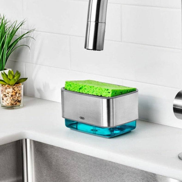 OXO Good Grips Soap Dispensing Sponge Holder - Modern Quests