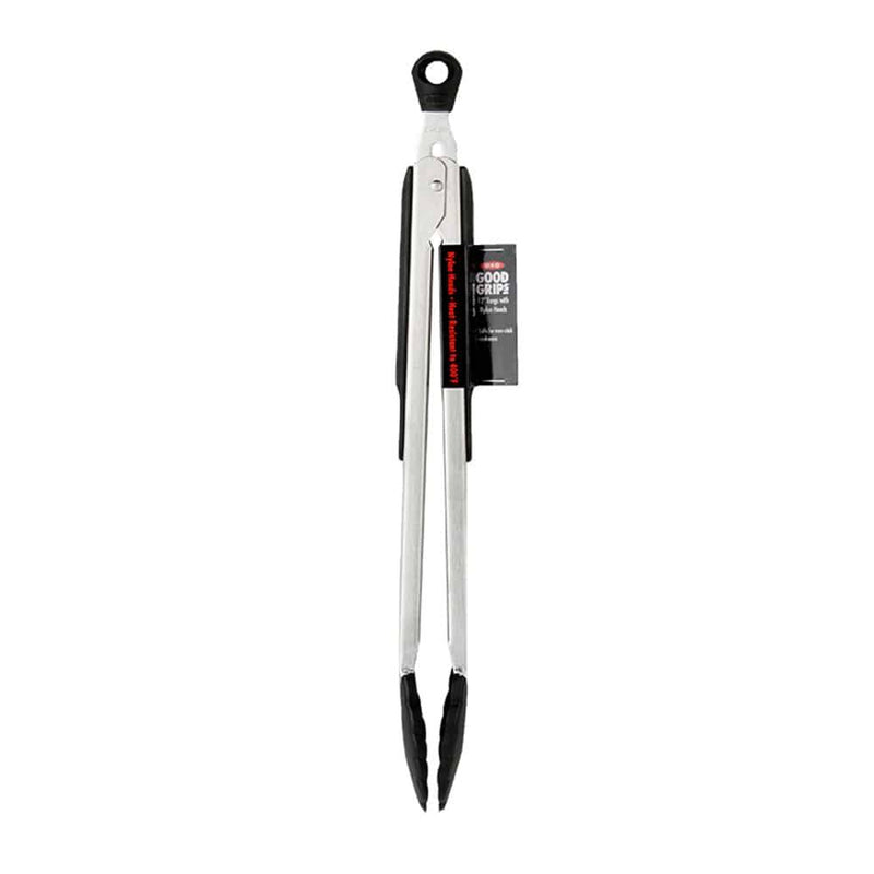 OXO Good Grips 12 In. Stainless Steel Tongs with Nylon Heads
